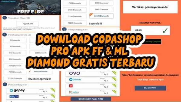 Download Codashop FF Gratis 0 Rp Apk Versi Terbaru