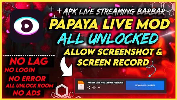 Download Papaya Live Mod Apk Versi Terbaru 2023