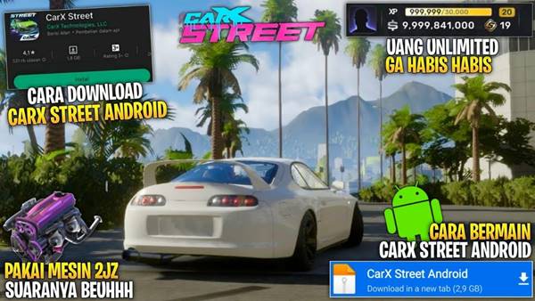 Download CarX Street Mod Apk + OBB Untuk Android dan iOS 