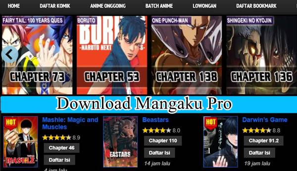 Download Mangaku Pro Apk Nonton Anime dan Baca Komik Gratis