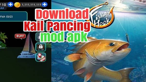 Cara Download Game Fishing Hook-Kail Pancing Mod Apk (Level Max) Terbaru
